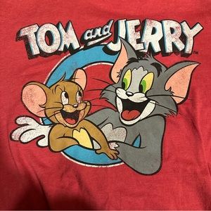 Official Tom and Jerry T-shirt Size Medium Some Defects on Graphic See Pictures